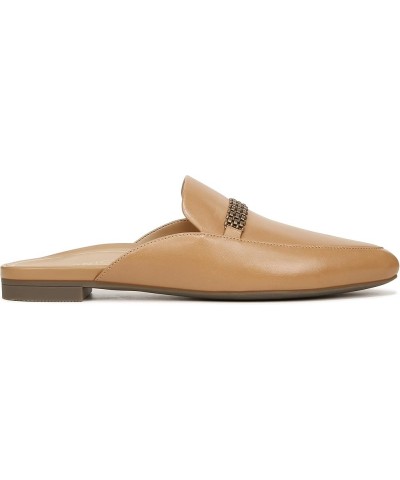 Starling Women's Mule/Clog Flat Shoes Black Nappa - 8 Medium 9 Camel Nappa $33.19 Loafers & Slip-Ons