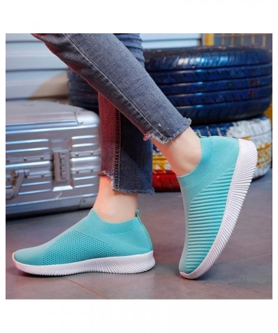 Gym Shoes Running Shoes Athletic Shoes Fashion Breathable Casual Shoes Sports Shoes for Women Lady Girls Light Green $11.81 A...