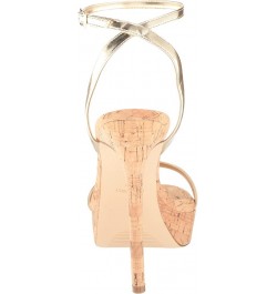 Womens Gracey Heeled Sandal Gold 710 $21.11 Sandals