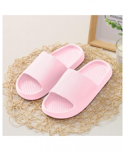 Women's Arch Support Thick Cushion Flip-Flop Thong Sandal Elastic Ankle Straps Beach Dressy Slingback Shoes 75-hyems-pink-c $...