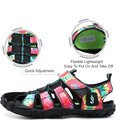 Athletic Hiking Water Shoes Barefoot Aqua Swim Sports Sandals Walking Shoes for Women Men A Colorful Black $17.69 Athletic Shoes