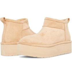 Women's Embracce Ankle Boot Sand Fabric $17.78 Boots