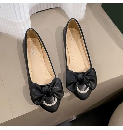 Dressy Flat Shoes, Women's Casual Pointed Plain Ballet Comfort Soft Slip On Flats Shoes Z 04-black $14.69 Loafers & Slip-Ons