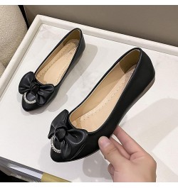 Dressy Flat Shoes, Women's Casual Pointed Plain Ballet Comfort Soft Slip On Flats Shoes Z 04-black $14.69 Loafers & Slip-Ons