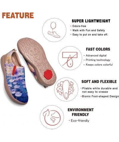 Women's Printed Shoes, Artistic Anti Slip Fashionable Sports Shoes, Painted Art Travel Shoes, Casual Slippers, Comfortable an...