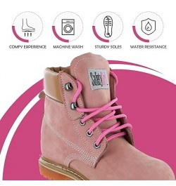 Women's Work Boots | Waterproof Leather Work Boots for Women | Oil & Slip-Resistant Soft Toe Boots for Women | Premium Nubuck...