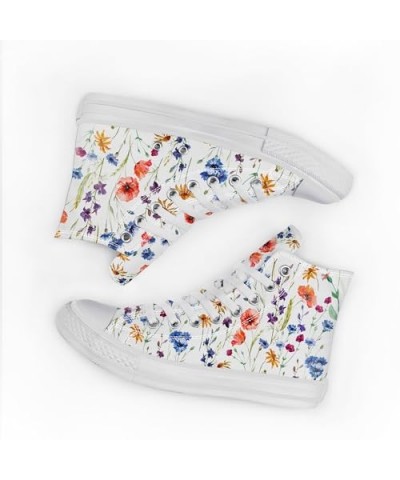 Basic Blank Flowers Canvas Shoes Low top Classic Style Women Fashion Sneakers (6.5) 13 $35.60 Fashion Sneakers