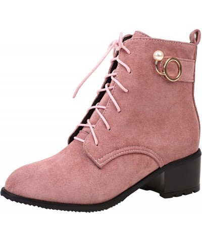 Women'S Slip On Boots Women's Modern Western Cowboy Boot with Pull-Up Tabs Z 03-pink $15.85 Outdoor Shoes