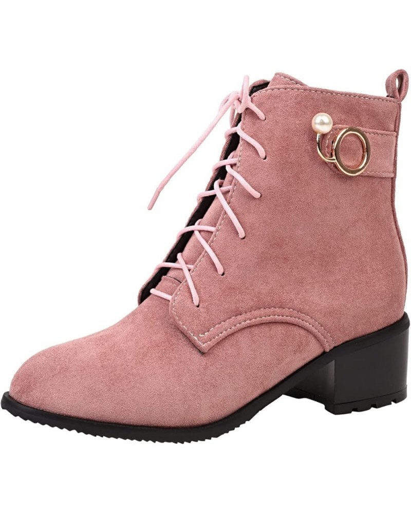 Women'S Slip On Boots Women's Modern Western Cowboy Boot with Pull-Up Tabs Z 03-pink $15.85 Outdoor Shoes