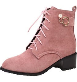 Women'S Slip On Boots Women's Modern Western Cowboy Boot with Pull-Up Tabs Z 03-pink $15.85 Outdoor Shoes