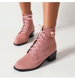 Women'S Slip On Boots Women's Modern Western Cowboy Boot with Pull-Up Tabs Z 03-pink $15.85 Outdoor Shoes