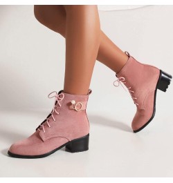 Women'S Slip On Boots Women's Modern Western Cowboy Boot with Pull-Up Tabs Z 03-pink $15.85 Outdoor Shoes