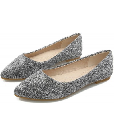 Women's Ballerinas, Dolly Shoes Women's Shoes Comfort Flats for Beach, Pool, Holiday and Everyday Casual Wear,Gray,41 42 Grey...