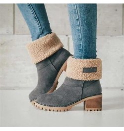 Womens Snow Boots Waterproof High/Low Shoes Anti-Skid Shoes Outdoor Cozy Plush Shoes Oversize Fur Lined Ankle Booties Winter ...