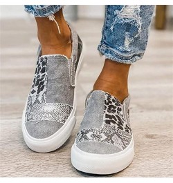 Christmas Shoes for Women Flats Canvas Shoes Fashion Non-Slip Classic Casual Comfort Low Top Walking Sneakers Loafers Z5n-gre...