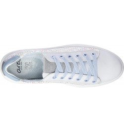 Women's Low-top Sneakers White Pastel Multi Aqua $45.86 Fashion Sneakers