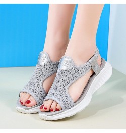 Women's Mid-Heel Shoes Yoga Mat Cushion Orthotic Sandals Non-Slip Flat Casual Summer Bohemian Slippers 137-hyems-c-grey $13.0...