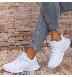 Womens Walking Sports Mesh Shoes Arch Support Travel Soft Sneakers Slip-on Memory Foam Walking Shoes Ao4-white $17.39 Athleti...