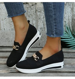 Women Sneakers Slip-On Walking Shoes Platform Slip-On Sneakers Shoe Laces for Sneakers Black $13.12 Athletic Shoes