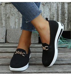 Women Sneakers Slip-On Walking Shoes Platform Slip-On Sneakers Shoe Laces for Sneakers Black $13.12 Athletic Shoes