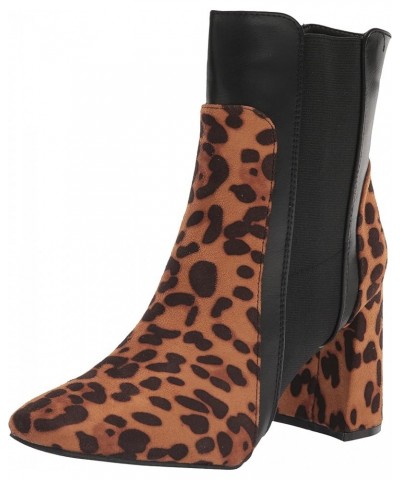 Women's Heel Fashion Boot Leopard $16.01 Boots