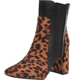 Women's Heel Fashion Boot Leopard $16.01 Boots