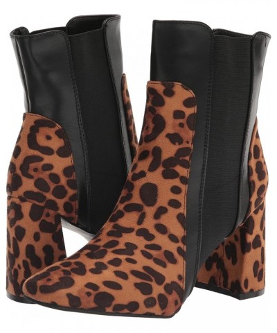 Women's Heel Fashion Boot Leopard $16.01 Boots