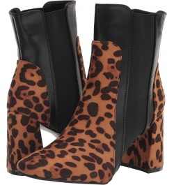 Women's Heel Fashion Boot Leopard $16.01 Boots