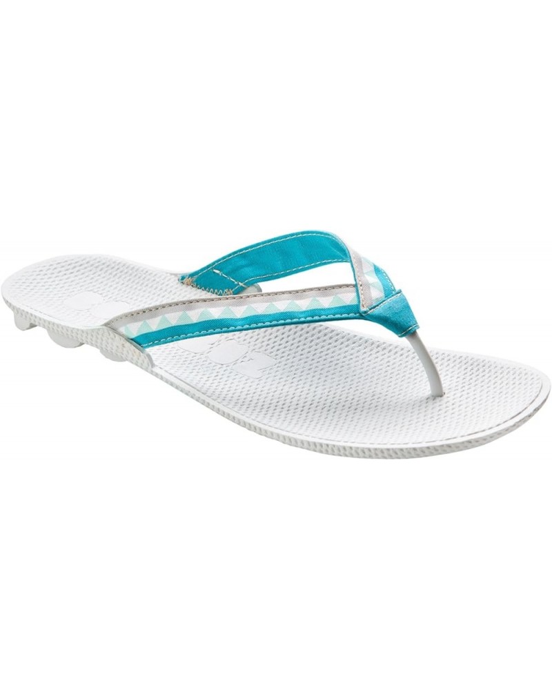 Women Lolla Half Dressed 100% Nature - biodigradable Organic Flip-Flops - Beach Sandals Blue Gray $18.39 Sandals