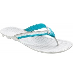 Women Lolla Half Dressed 100% Nature - biodigradable Organic Flip-Flops - Beach Sandals Blue Gray $18.39 Sandals