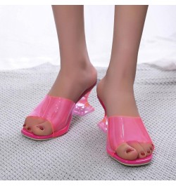 Heels Strappy Sandals Chunky Pumps Low Heels Open Toe Block Heels for Daily Wear Women'S Cross Strappy Sandals Pink $18.82 Sa...