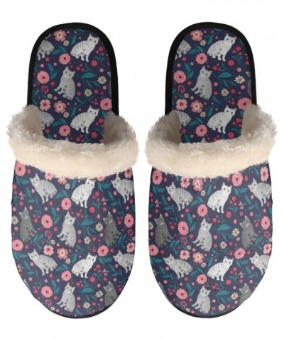 House Slippers for Women Indoor and Outdoor Cute Bedroom Home Slippers Shoes Cute Cat $10.00 Slippers