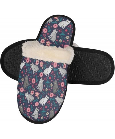 House Slippers for Women Indoor and Outdoor Cute Bedroom Home Slippers Shoes Cute Cat $10.00 Slippers