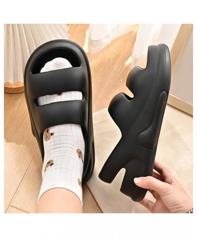 White Platform Sandals Black Wedges Boots For Women Platform Heels Platform Sandals Women Gold Heeled Sandals Black-i $17.29 ...