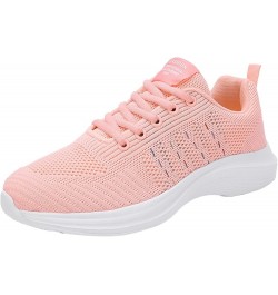 Slip on Sneakers Solid Color Flat Comfortable Lightweight Running Shoes Sneakers Z 12-pink $15.74 Athletic Shoes