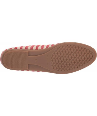 Women's Betunia Slip-on Loafer Red Stripe $16.50 Loafers & Slip-Ons