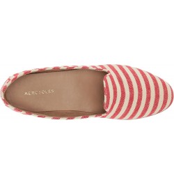 Women's Betunia Slip-on Loafer Red Stripe $16.50 Loafers & Slip-Ons