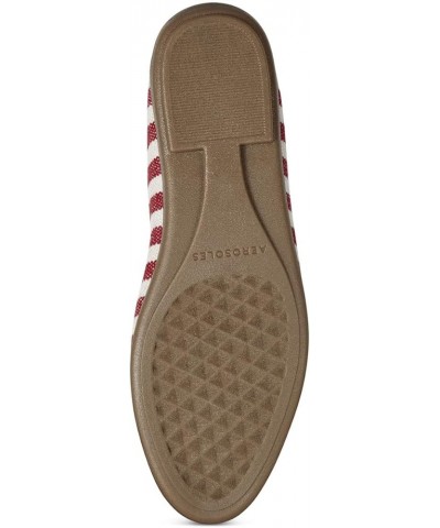 Women's Betunia Slip-on Loafer Red Stripe $16.50 Loafers & Slip-Ons