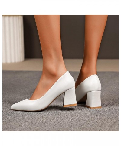 Comfortable Flats Shoes Women Flats Women's Comfort Loafers Womens Mules Flats White-b $11.55 Flats