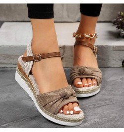 White Platform Sneakers Wedges Women Dressy Women Sexy 6 Inch High Heels Stiletto Platform Pumps Lace Up Sandals Heele Khaki-...