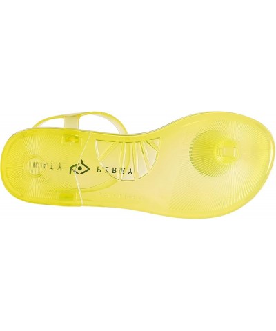 Shoes Women's The Geli Flat Sandal Smiley Face Yellow $18.92 Sandals