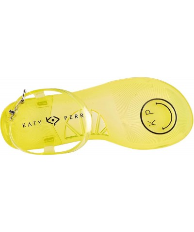 Shoes Women's The Geli Flat Sandal Smiley Face Yellow $18.92 Sandals