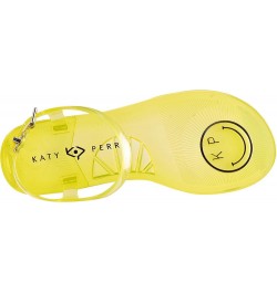 Shoes Women's The Geli Flat Sandal Smiley Face Yellow $18.92 Sandals