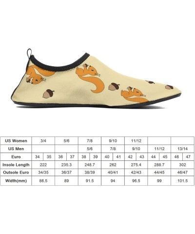 Funny Squirrels Water Shoes Barefoot Aqua Pool Socks for Beach Swim Walking 7/8women,5/6men Funny Squirrels $18.28 Athletic S...