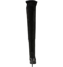 Women's Thigh High Faux Suede Pointed Toe Stretchy High Heel Dress Boots(141G-1) (6, Black) $29.85 Boots