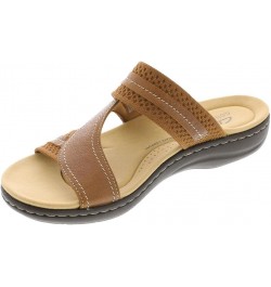 Womens Laurieann Cara 6 Wide Tan Combi $27.02 Sandals