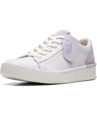 Women's Sneaker White Lilac Lea $39.81 Fashion Sneakers