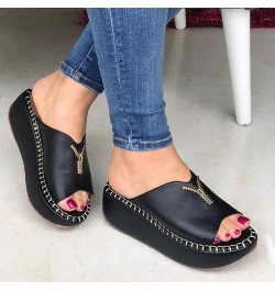 Sandals for Women Orthotic Arch Support,Wedges Sandals Platform Casual Summer Beach Open Toe Sandals Platform Wedge Walking S...