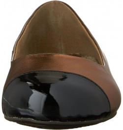 Women's Napa Ballet Flat,Bronze/Black,7 M US $18.43 Flats