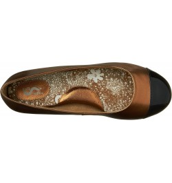 Women's Napa Ballet Flat,Bronze/Black,7 M US $18.43 Flats